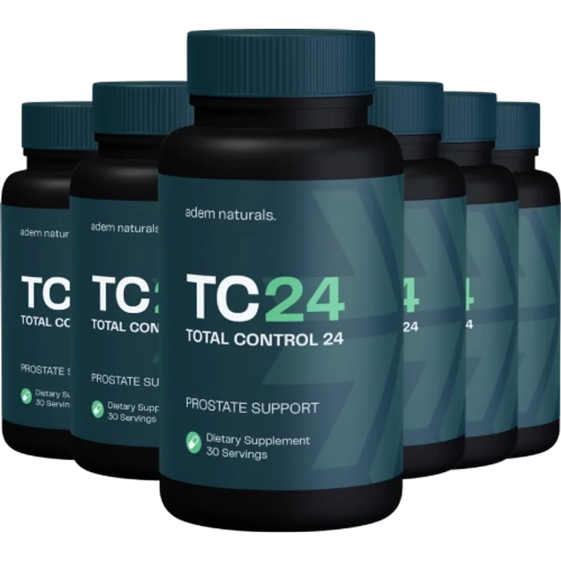Total Control 24 Men's Wellness Supplement Bottle (6 Bottle / 180 Day Pack)